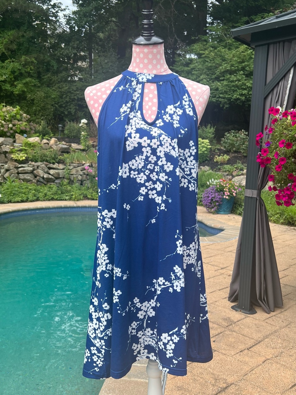 Rowye High-Neck Halter Dress Size XXL
